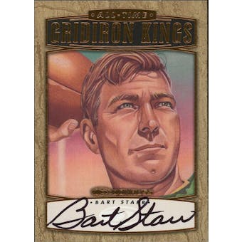 1999 Donruss All-Time Gridiron Kings Auto #AGK1 Bart Starr only 500 signed *B (Reed Buy)