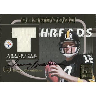 2001 Donruss Elite Throwback Threads Autographs #TT21 Terry Bradshaw only 25 signed (Reed Buy)