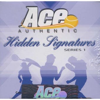 2009 Ace Authentic Hidden Signatures Series 1 Tennis Hobby Box