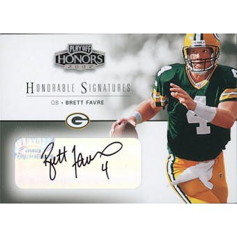 2002 Playoff Honors Honorable Signatures #HS21 Brett Favre Autograph only 50 signed (Reed Buy)