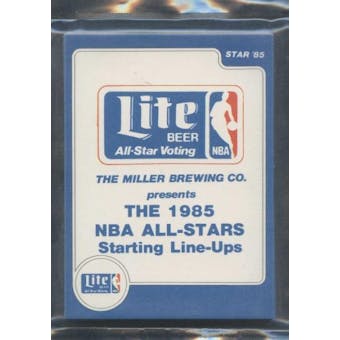 1985 Star Co. Basketball Miller Lite All-Stars Bagged Set