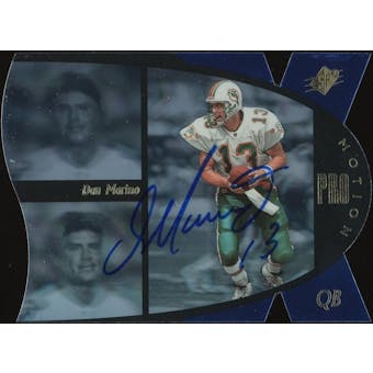 1997 SPx ProMotion Autographs #1 Dan Marino only 100 signed (Reed Buy)