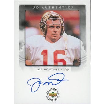 1998 Upper Deck Encore UD Authentics #JM2 Joe Montana Niners Autograph (Reed Buy)