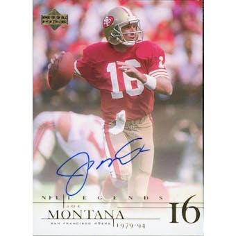 2001 Upper Deck Legends Autographs #JM Joe Montana (Reed Buy)