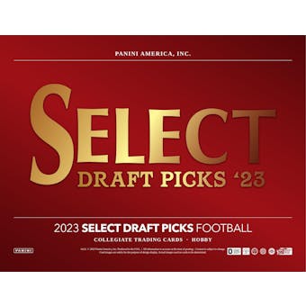 2023 Panini Select Draft Picks Football Hobby Box (Presell)