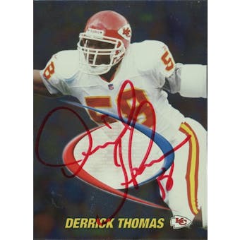 1998 Collector's Edge Odyssey Prodigies Autographs Red Derrick Thomas #/50 (Reed Buy)