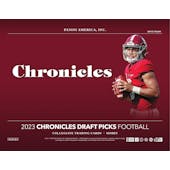 2023 Panini Chronicles Draft Picks Football Hobby 16-Box Case (Presell)