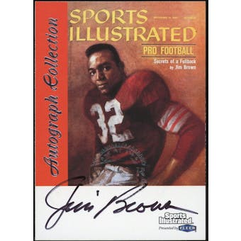 1999 Sports Illustrated Autographs Jim Brown (Reed Buy)