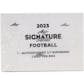 2023 Leaf Signature Series Football Hobby 12-Box Case