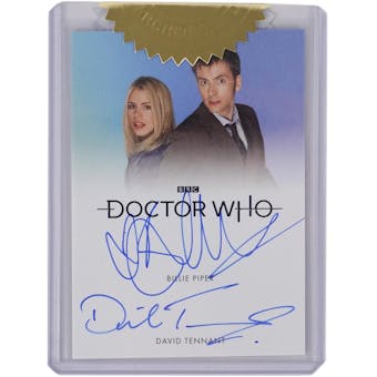 Doctor Who Series 1-4 Billie Piper & David Tennant Dual Autograph Card