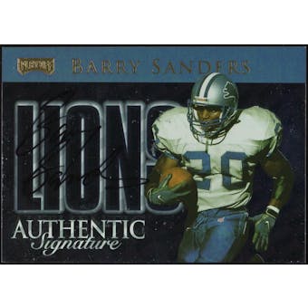 1999 Playoff Prestige SSD Checklists Autographs #CL11 Barry Sanders #/250 (Reed Buy)