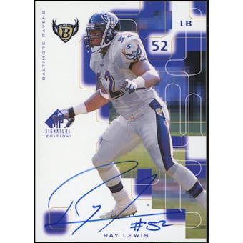1999 SP Signature Autographs #RL Ray Lewis (Reed Buy)