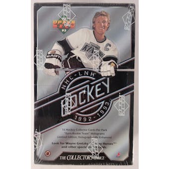 1992/93 Upper Deck Series 1 Hockey Hobby Box (Reed Buy)