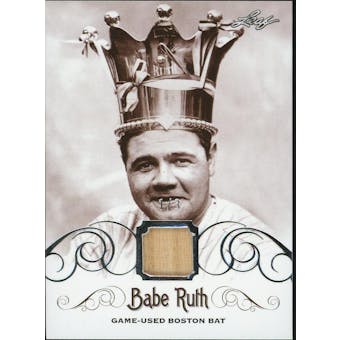 2016 Leaf Babe Ruth Collection Boston Bat Silver #BB06 Babe Ruth #/3 (Reed Buy)