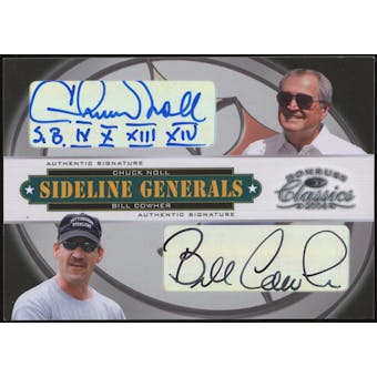 2004 Donruss Classics Sideline Generals Autographs #SG3 Chuck Noll/Bill Cowher #/250 (Reed Buy)