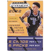 2022/23 Panini Prizm Draft Picks Basketball 6-Pack Blaster Box (Purple Wave!)