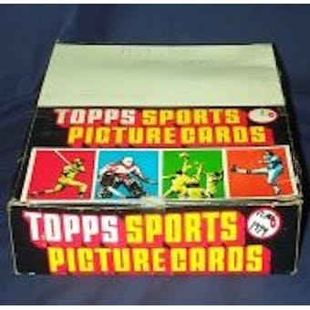 1986 Topps Football Rack Box
