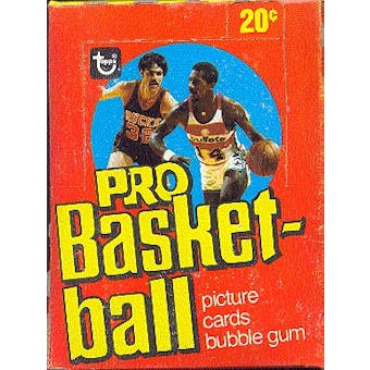 1978/79 Topps Basketball Wax Box