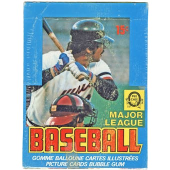 1979 O-Pee-Chee Baseball Wax Box