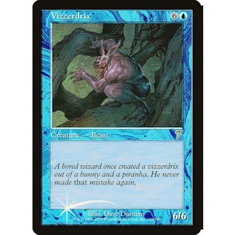 Magic the Gathering 7th Edition Seventh Ed FOIL Vizzerdrix LIGHTLY PLAYED (LP)