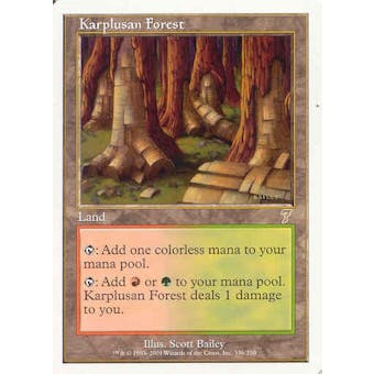 Magic the Gathering 7th Edition Single Karplusan Forest - NEAR MINT (NM)