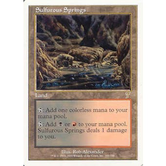 Magic the Gathering 7th Edition Single Sulfurous Springs - NEAR MINT (NM)