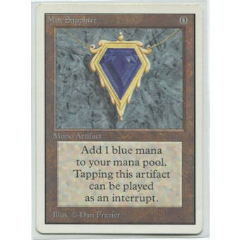 Magic the Gathering Unlimited Single Mox Sapphire - SLIGHT PLAY (SP)