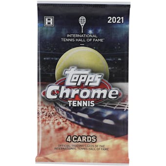 2021 Topps Chrome Tennis Hobby Pack