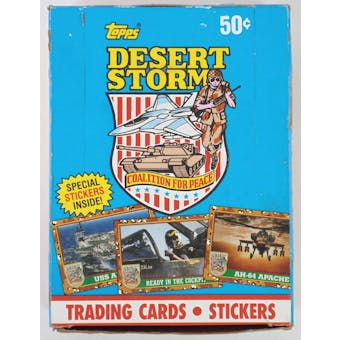 Desert Storm Series 1 Box (1991 Topps) (Reed Buy)