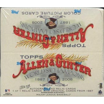 2008 Topps Allen & Ginter Baseball 24-Pack Box
