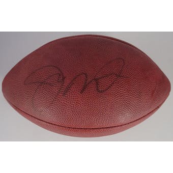 Joe Montana Autographed Wilson NFL 75th Anniversary Football UDA BAA19470 (Reed Buy)