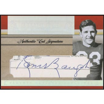 2007 National Treasures Timeline Signature Cuts #TSB Sammy Baugh Autograph #/50 (Reed Buy)