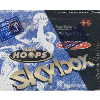 1997/98 Skybox Hoops Series 2 Basketball Retail Box