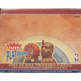 2003/04 Fleer Platinum Basketball Retail Box