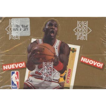 1992 Upper Deck Italian Basketball Hobby Box