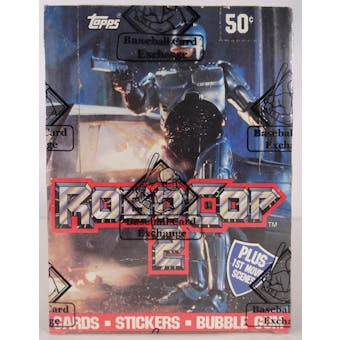 1990 Topps Robocop II Wax Box (BBCE) (Reed Buy)