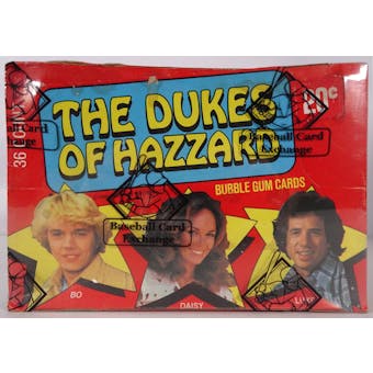 1981 Donruss Dukes of Hazzard Wax Box (BBCE) (Reed Buy)