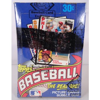 1984 Topps Baseball Wax Box (BBCE) (X-Out) (Reed Buy)