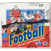 1986 Topps Football Cello Box (BBCE) (X-Out) (Reed Buy)