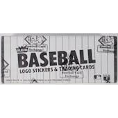 1984 Fleer Baseball Vending Box (BBCE) (Reed Buy)