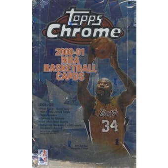 2000/01 Topps Chrome Basketball Retail Box