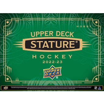 2022/23 Upper Deck Stature Hockey Hobby Box (Presell)