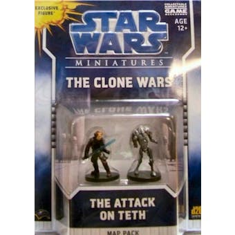 WOTC Star Wars Miniatures Map Pack 1 Attack on Teth Pack