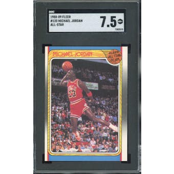 1988/89 Fleer Basketball #120 Michael Jordan All-Star SGC 7.5 *2075 (Reed Buy)