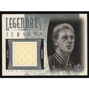 2001/02 Upper Deck Legendary Jersys #LB-J Larry Bird Game Used Patch Card (Reed Buy)
