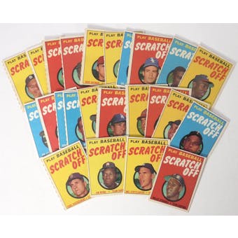 1970 Topps Scratch Off Baseball Complete Set (24) (EX) (Reed Buy)