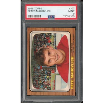 1966/67 Topps #103 Peter Mahovlich PSA 9 *2100 (Reed Buy)