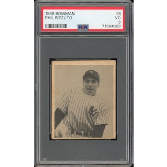 1948 Bowman #8 Phil Rizzuto RC PSA 3 *4003 (Reed Buy)