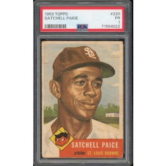 1953 Topps #220 Satchel Paige PSA 1 *4022 (Reed Buy)