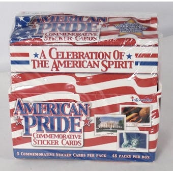American Pride Commemorative Sticker Cards Box (2001 Inkworks) (Reed Buy)